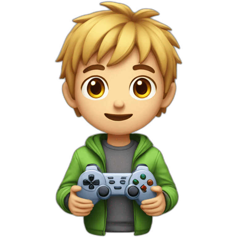 niño gamer emoji