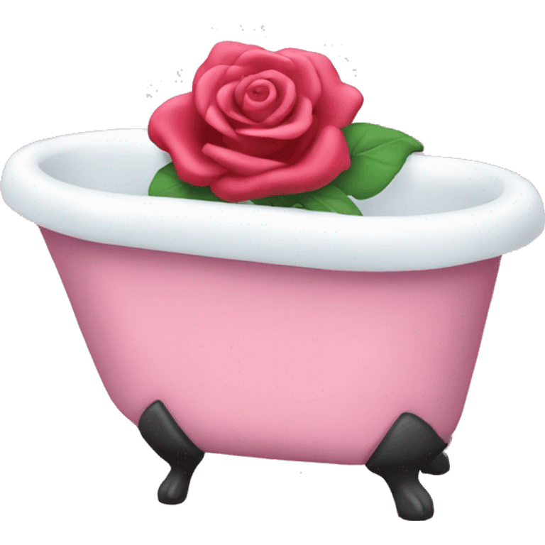 Rosa badekåpe emoji