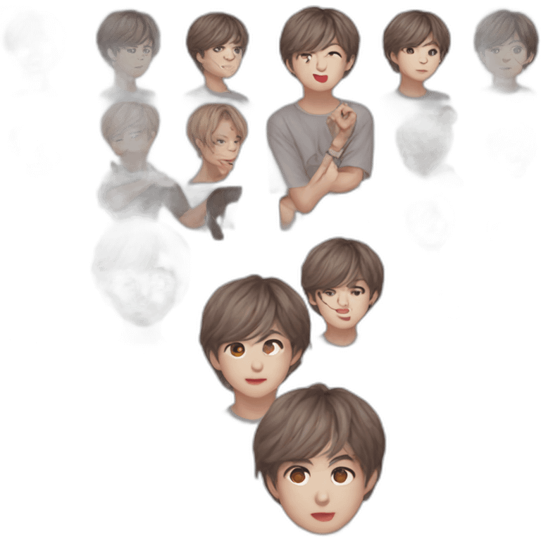 Kim taehyung emoji