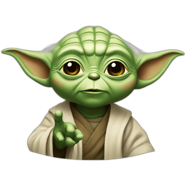 Yoda saying hi emoji