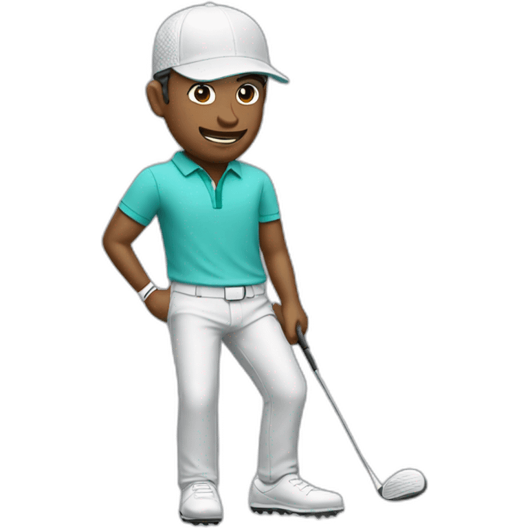 Rock Star Golfer emoji