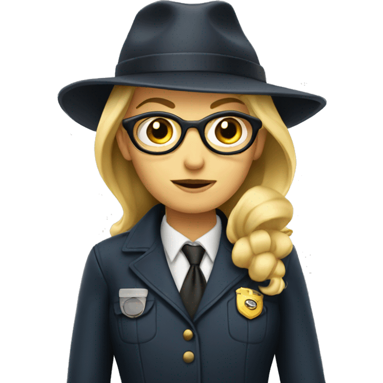 blonde detective emoji