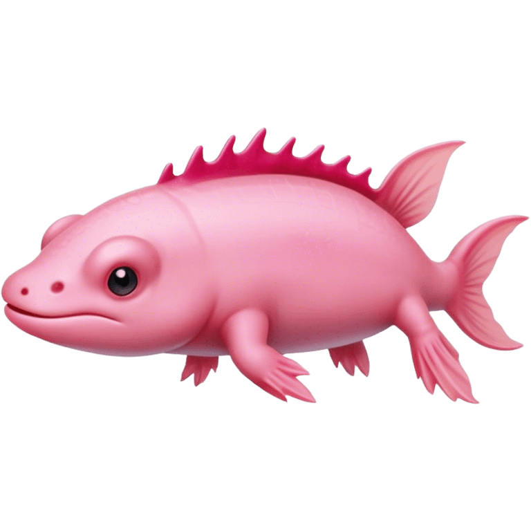 Pink Axolotl emoji