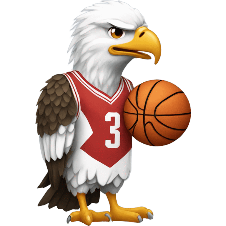 basketball jersey bald eagle emoji