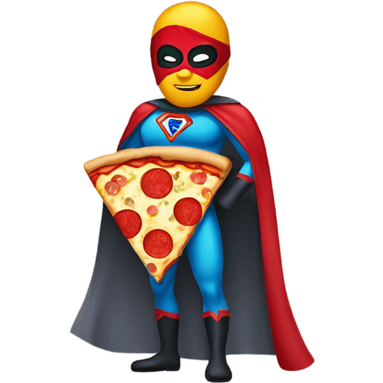 Pizza wearing a costume emoji