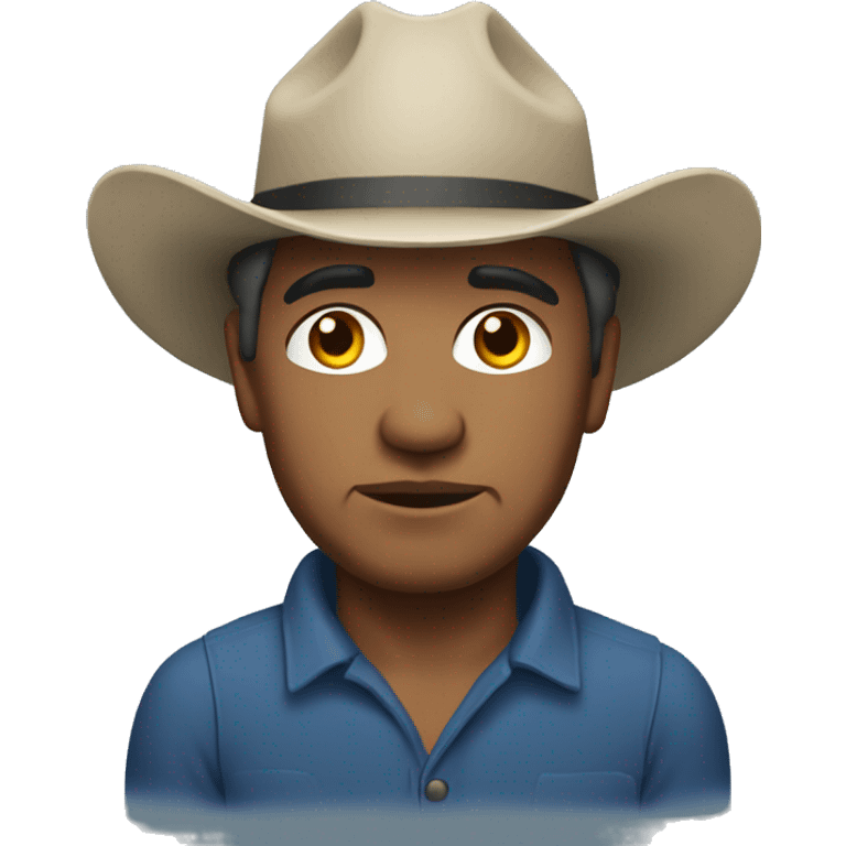 Blue collar indigenous man  emoji