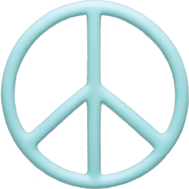 Peace symbol overlaping word tranquility  emoji