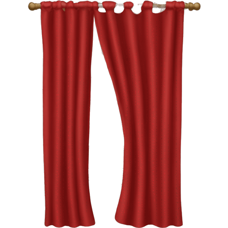 Red curtains  emoji