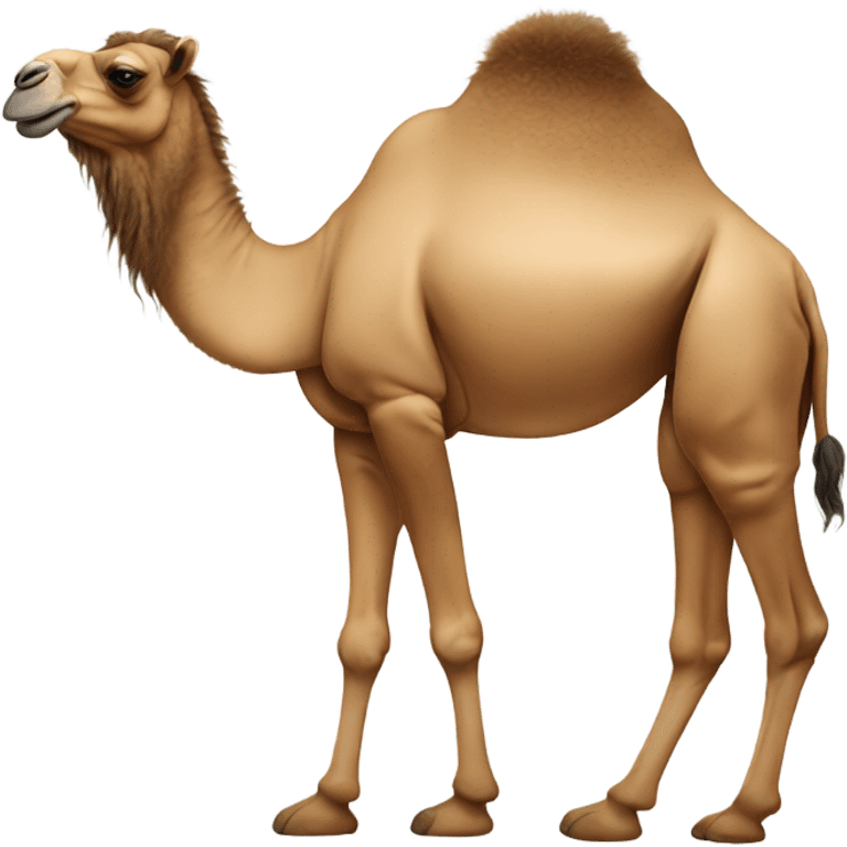 Camel with a mullet  emoji