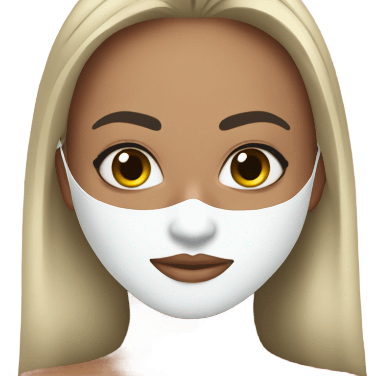 beauty face mask emoji