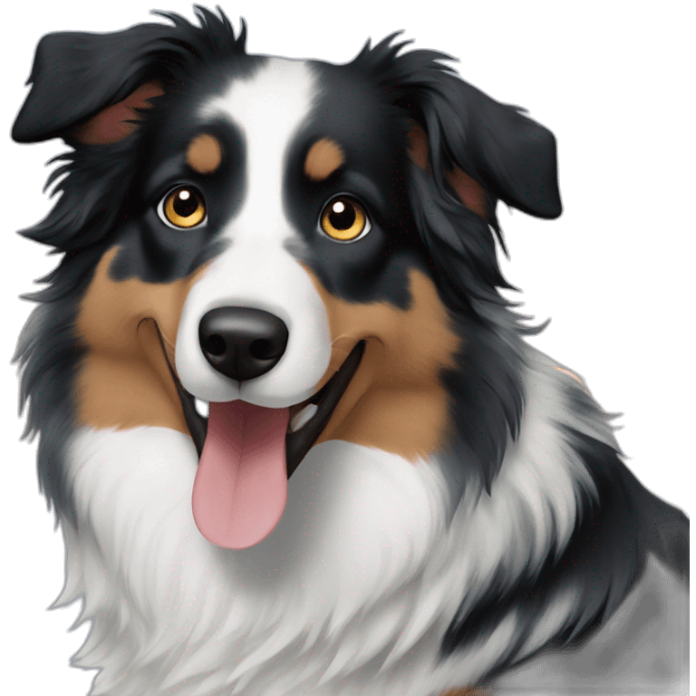 Blue Australian shepherd emoji