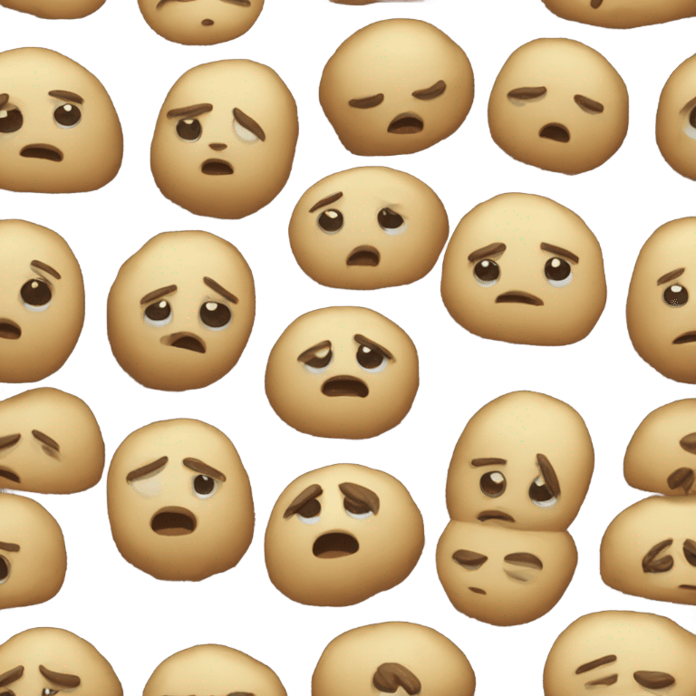 sad potato  emoji