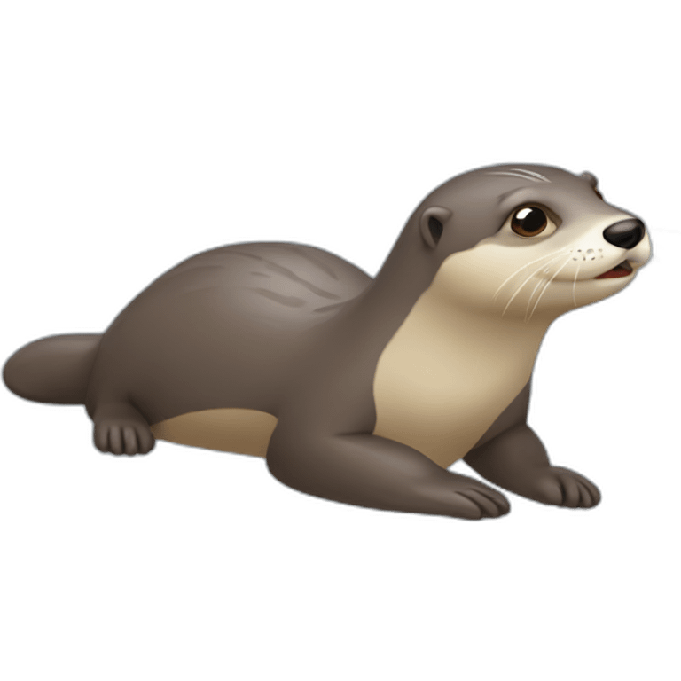 Loutre qui pleure emoji