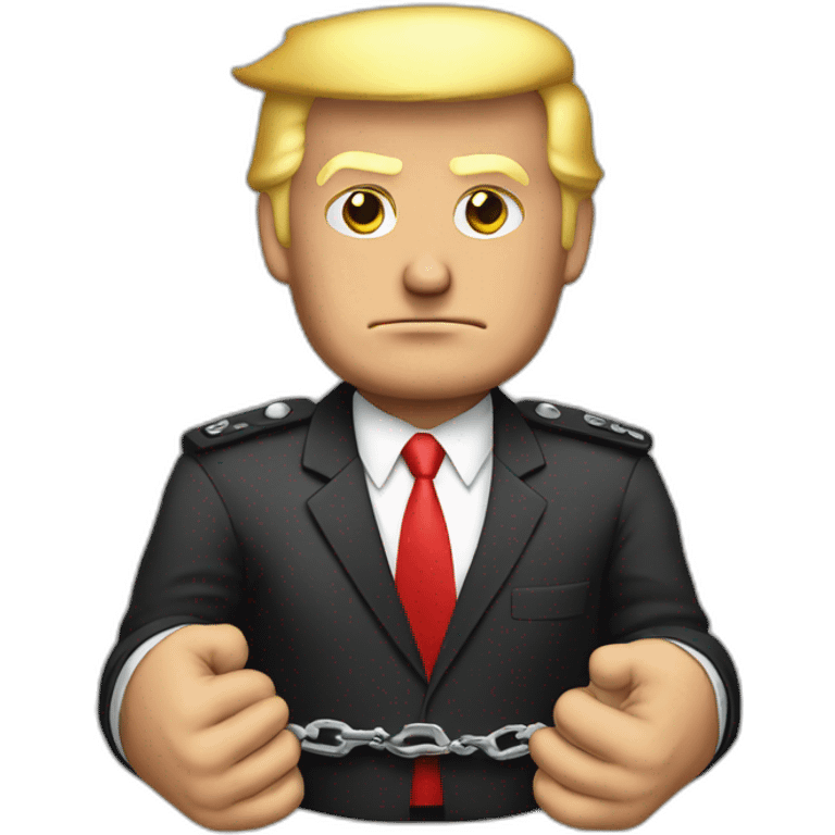 trump-in-handcuffs emoji