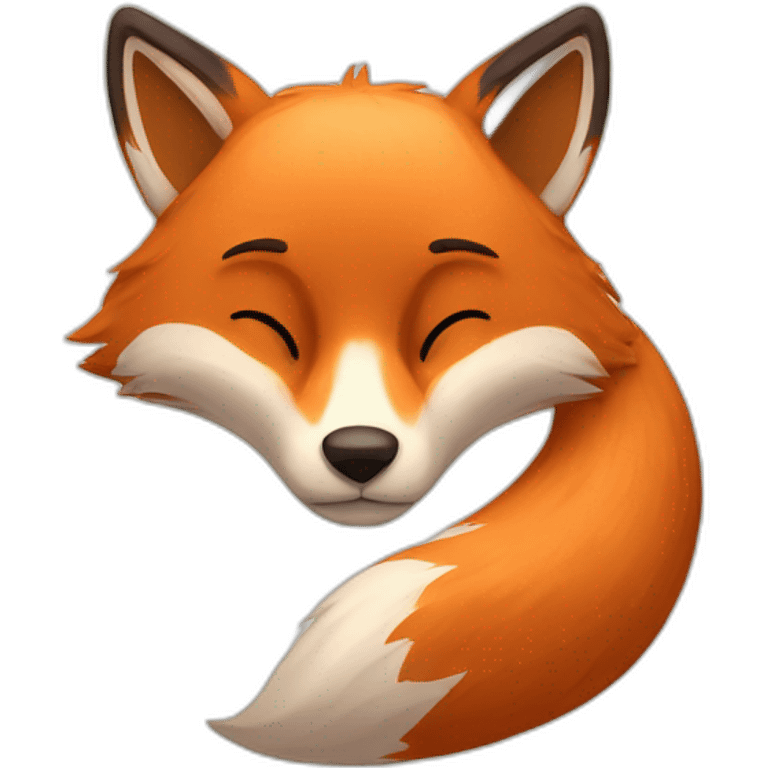 tired fox emoji