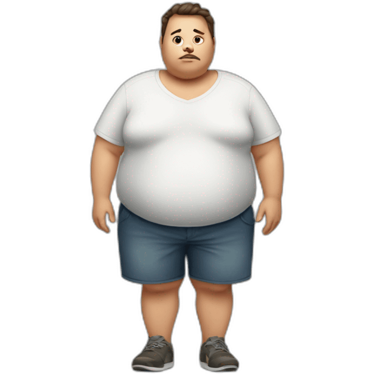 obese human emoji