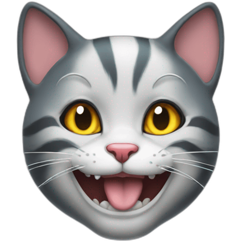 grin cat Alice wonderland emoji