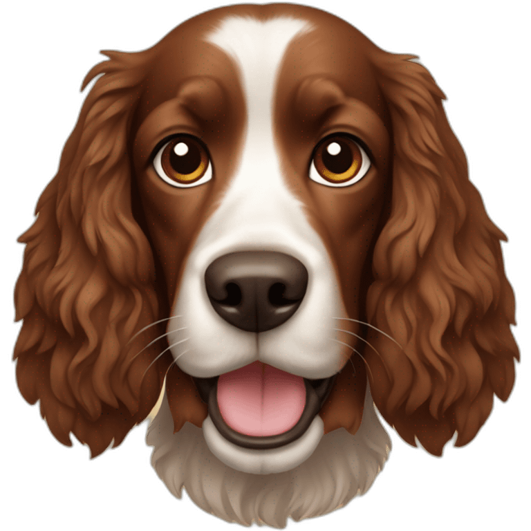 brown spaniel dog emoji