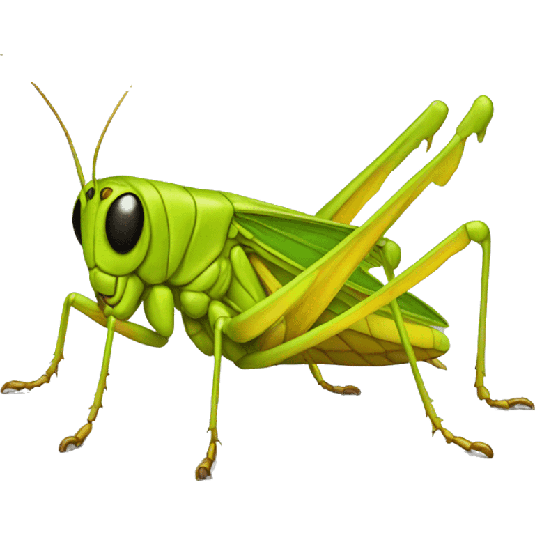 grasshopper yellow emoji