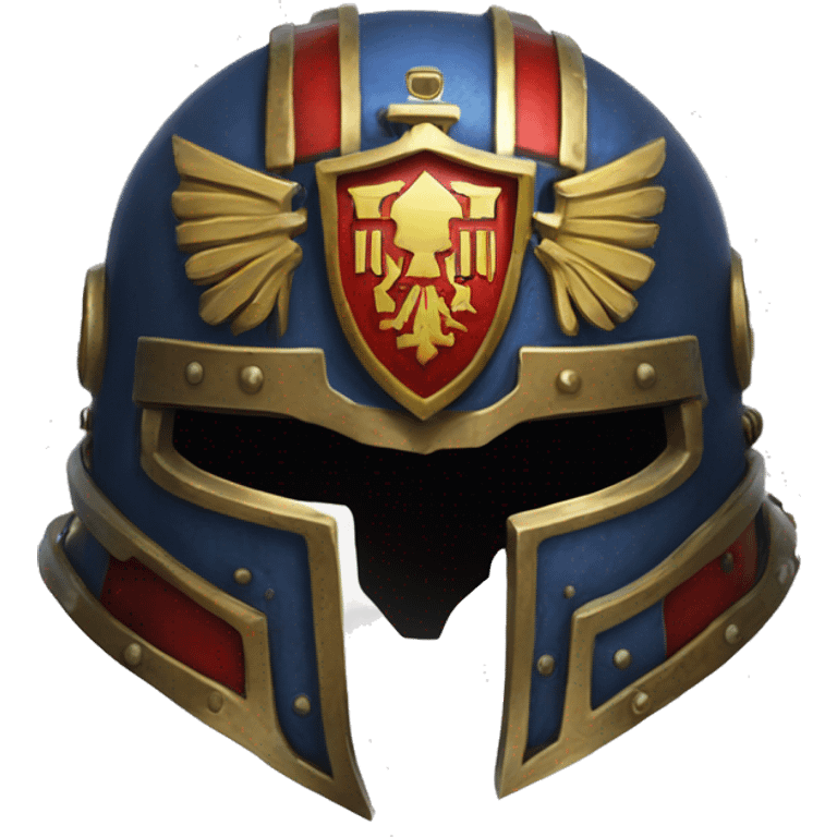 Astartes Warhammer 40K helmet, featuring the Russian coat of arms. emoji