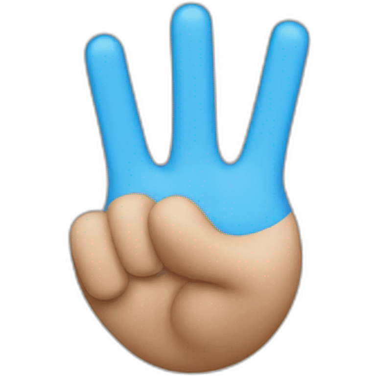 un finger who indicated the leadership emoji