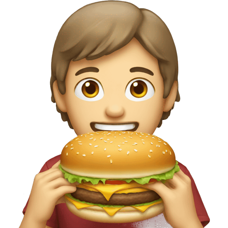 Eating Burger emoji