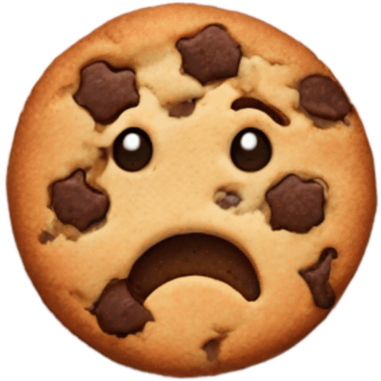 cookie with dollar sign emoji