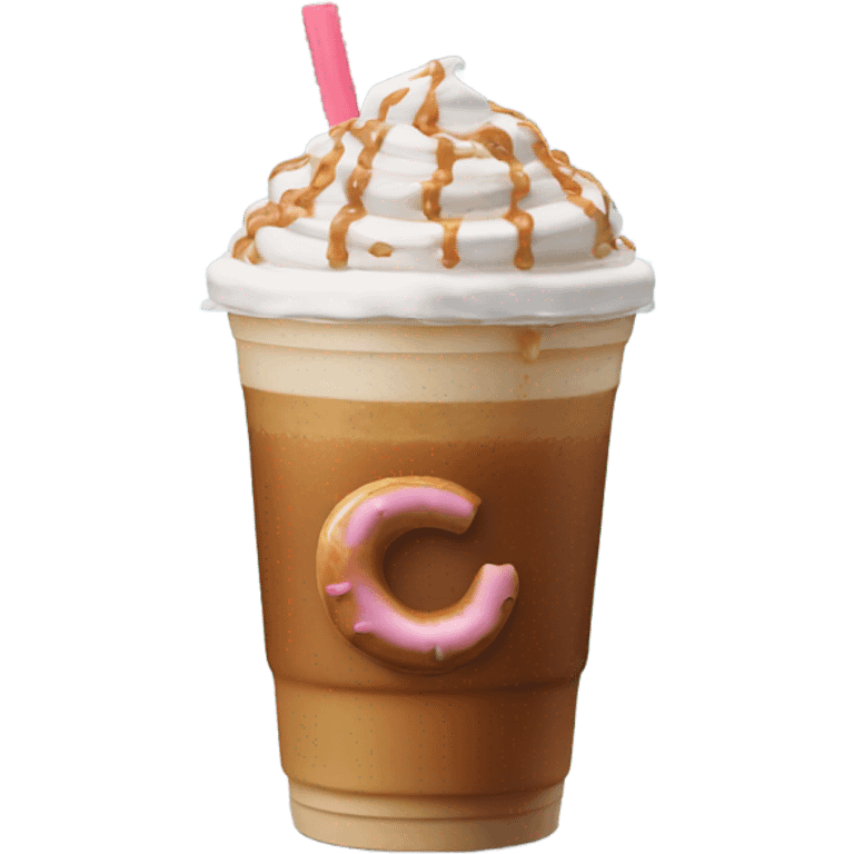 dunkin’ donuts iced latte emoji