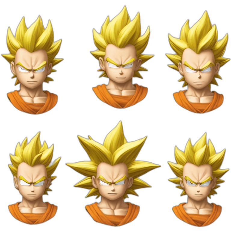 Tete sangoku super sayan 3 emoji