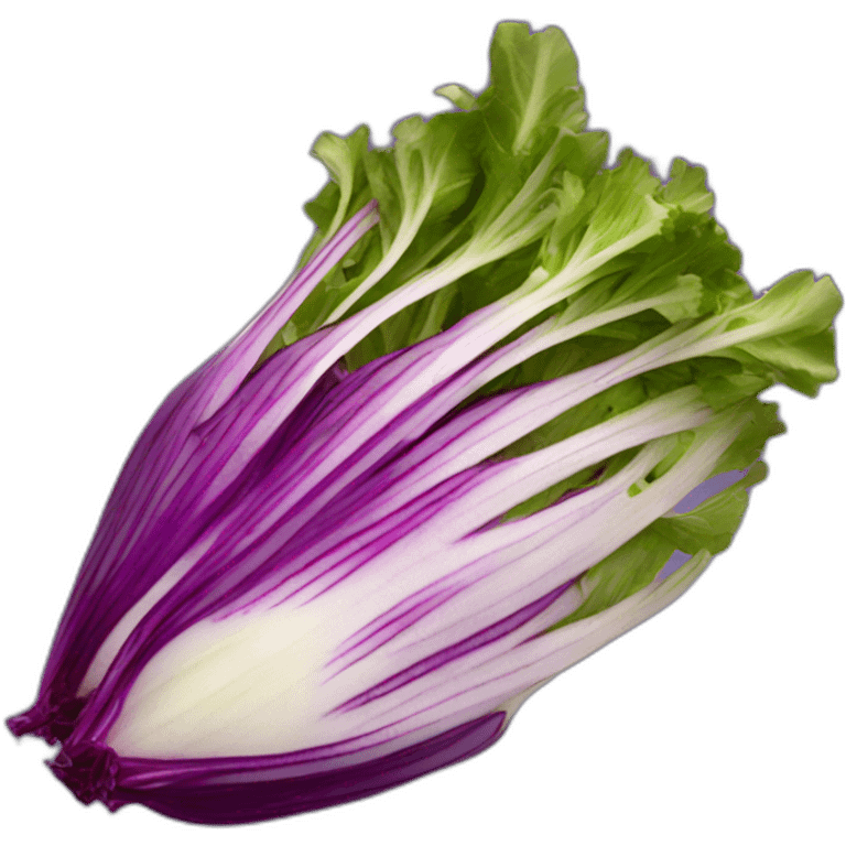 a purple endive salad emoji