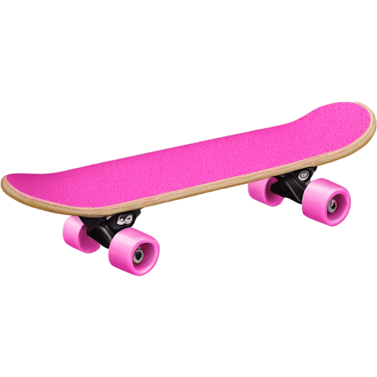 pink skateboard emoji