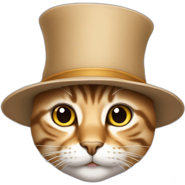 Cat whith hat emoji