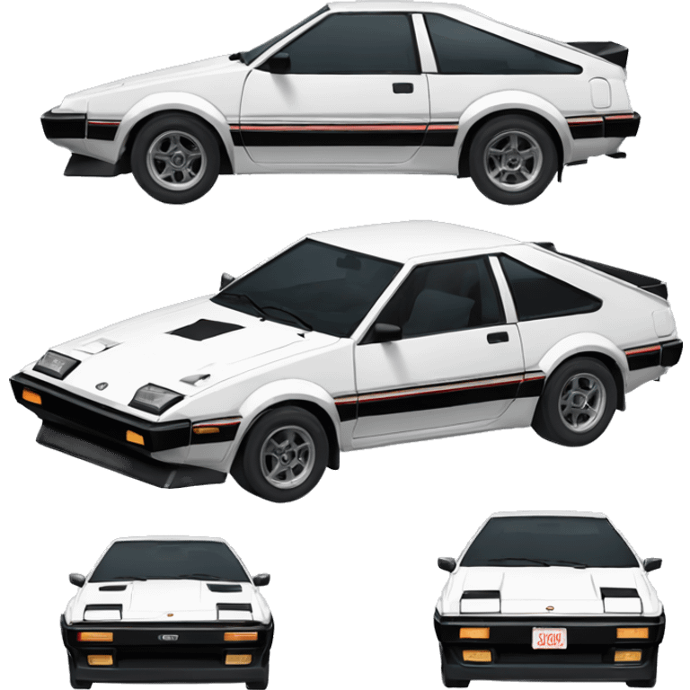 Initial D Toyota Trueno AE86 emoji