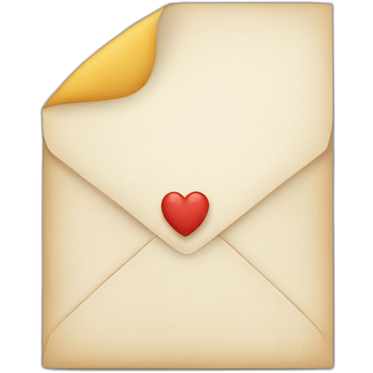 lovely letter emoji