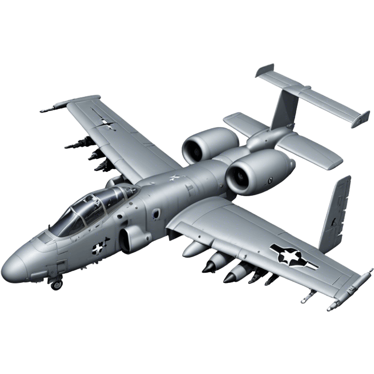 A-10 Thunderbolt II - Fairchild Republic (Grey) emoji