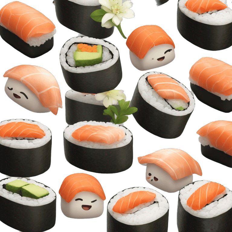 Sushi cute emoji