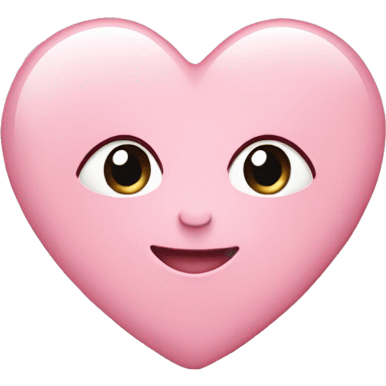 baby pink iphone heart emoji