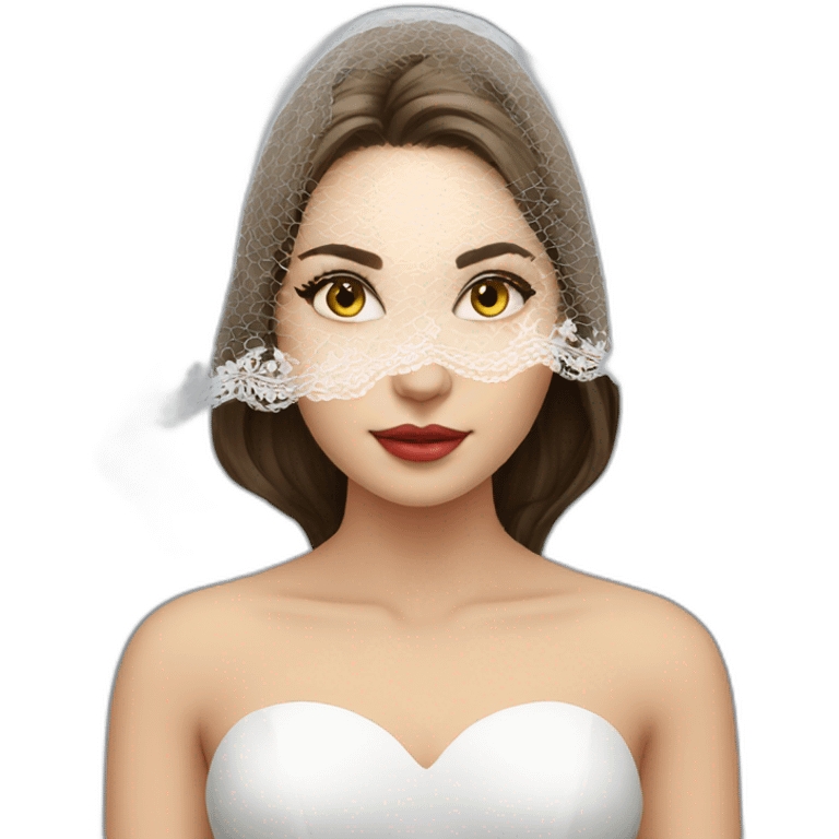 lace veil emoji