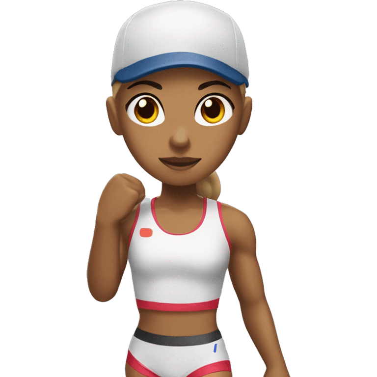 Chica atleta corredora  emoji