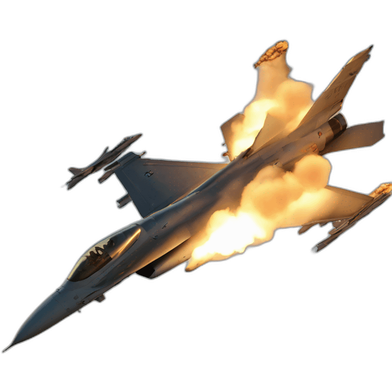 F16 launching aim-8x emoji