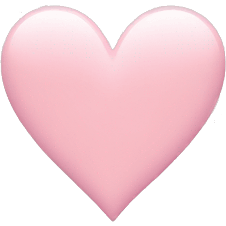 Light pink heart  emoji