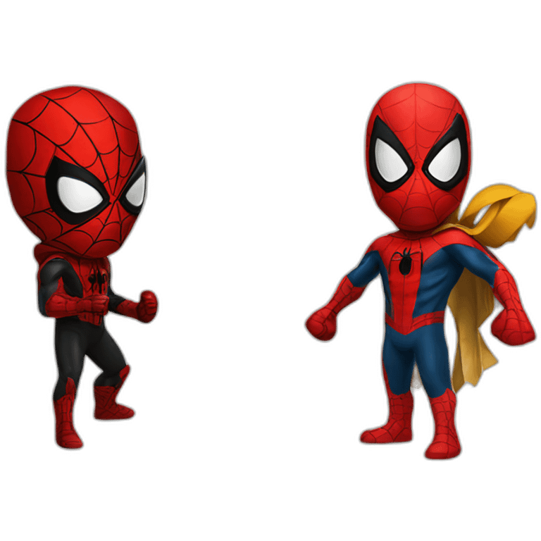 Spiderman vs robin emoji