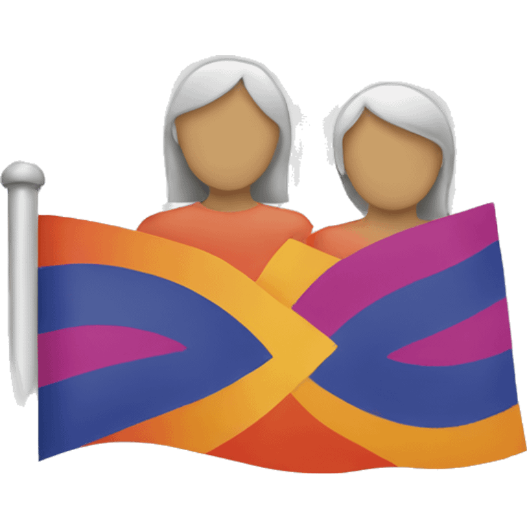 Lesbian flag emoji