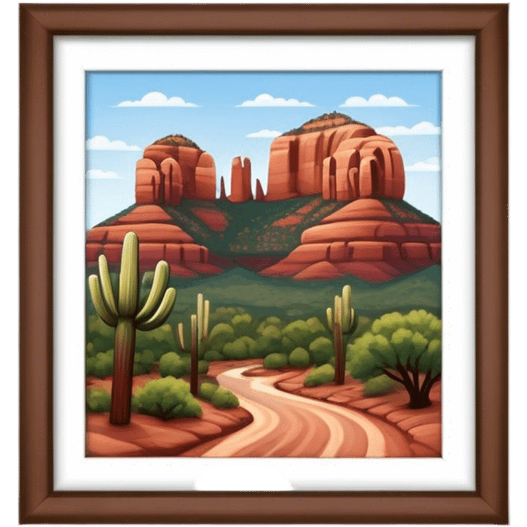 Sedona isometric emoji