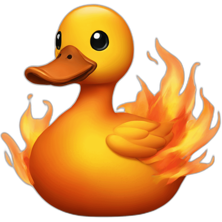 fire-duck emoji