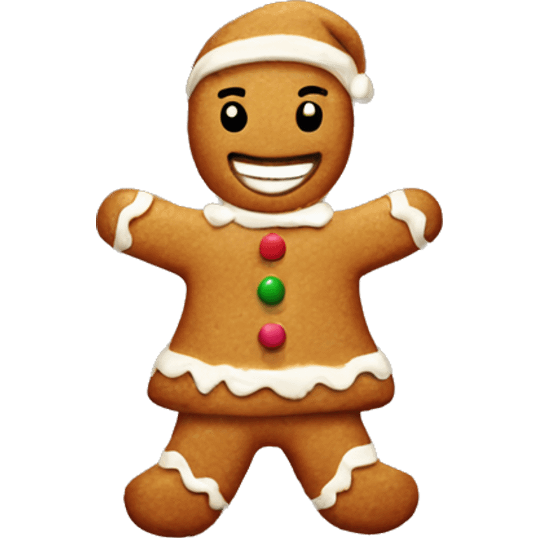 ginger bread christmas emoji