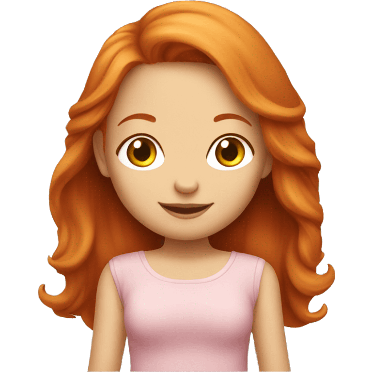 redhead young mother with blonde baby emoji