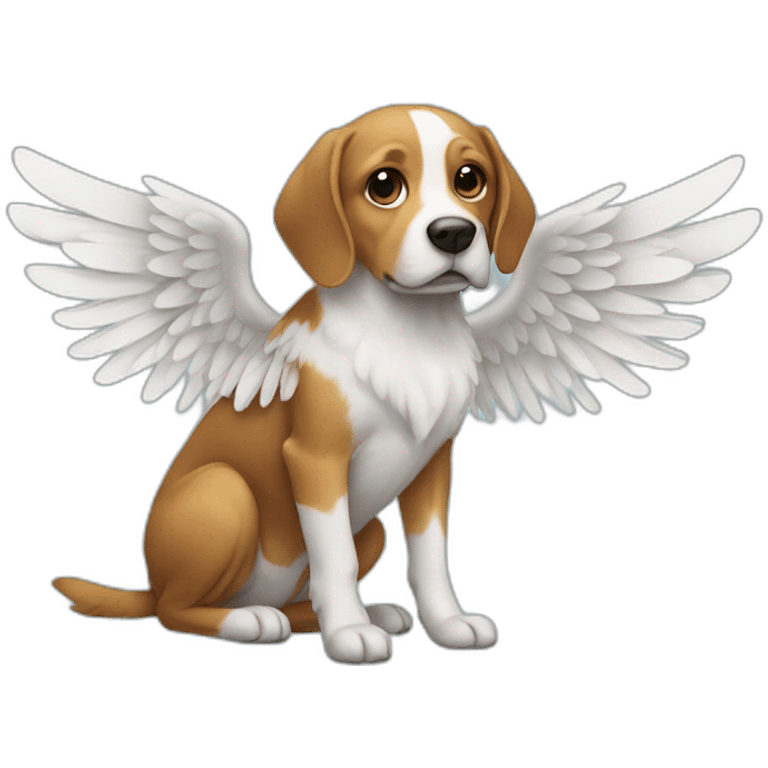 Dog with wings emoji