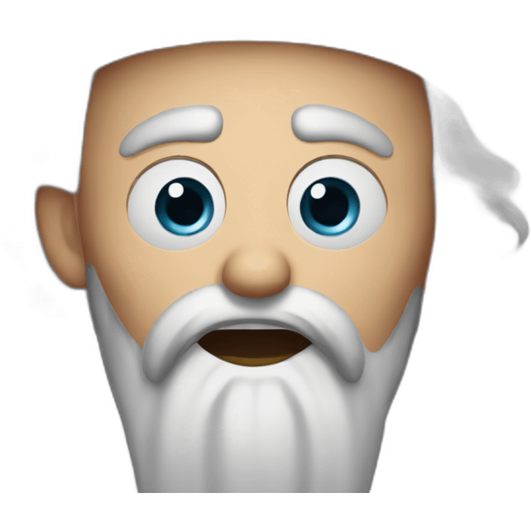 evil wizard surprised emoji