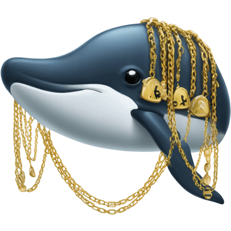 Pimp whale emoji